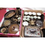 Denby Arabesque tea, dinner and coffee ware service complete with service tureens, salt and