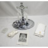 Send for the Priest silver plate last rites set, made by Edinburgh Catholic Publishers