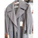 WWII Canadian Army issue great coat, labelled The Freeman Company Montreal size 5 Height 5ft 7-8,