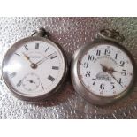 J. G. Graves, Sheffield, The Express "English lever" silver open face key wound pocket watch, signed