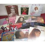 Jennie Bond Collection - Large collection of approximately 220 vinyl records, predominantly