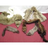 Ann Widdecombe Collection - Collection of fur stoles inc. a fox and ferrets (8)