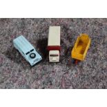 Large collection of vintage Corgi and Dinky play used trucks and cars inc. Corgi toys