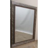 Victorian style wall mirror in Champagne scroll moulded frame, 103cm x 74cm