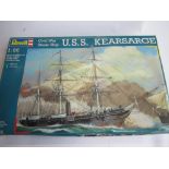 Owain Wyn Evans Collection - Revell 1/96 USS Kearsarge model kit.