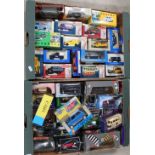 Large collection of boxed die-cast cars inc. Vanguard, Corgi transport Silver Jubilee bus etc (2