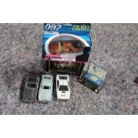 Collection of play worn and also boxed James Bond cars inc. Corgi Lotus Espirit, boxed Corgi special