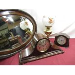 Winterhalder & Hofmameir, early C20th Westminster chiming mantel clock brass bezel enclosing