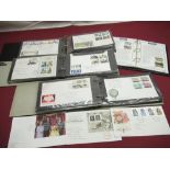 Selection of stamps and FDC incl. British Royals, Police and industries etc (4 folders)