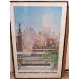Poster Portfolio - The First Year 1981, featuring the Twin Towers, 438 Sixth Avenue, New York , 94cm