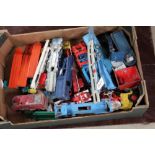 Collection of spares and repairs for a car transporter of toy trucks