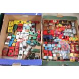 Collection of Dinky and Corgi vintage cars including Dinky record car, Dinky Aston Martin, Dinky