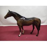 Beswick large Racecourse number 1664 black back stamp, H29cm