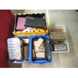 Four boxes of lighter parts and cases