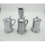 Three Dunhill tankard lighters and a Parker Roller Beacon Lighter (4)