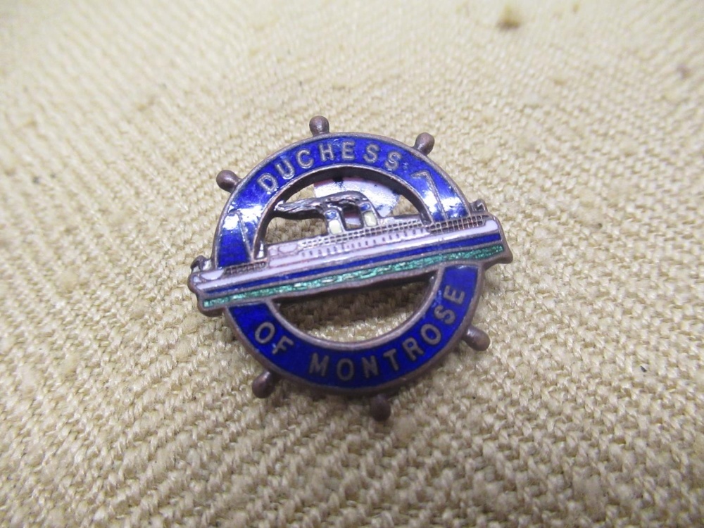 Selection of various ship related enamel and pin badges including Seacat, Queen Mary, Waverley, - Image 3 of 4