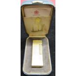 1960'S Dunhill Rollagas gold plated butane lighter complete with original box and instructions