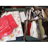 Collection of Vintage Retro clothing and footware incl; Dunlop Red Flash plimsoles boxed, three