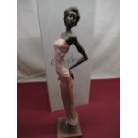 Boxed Border Fine Arts for Enesco Ltd. Carlisle, "Chloe" numbered A9216, H44cm