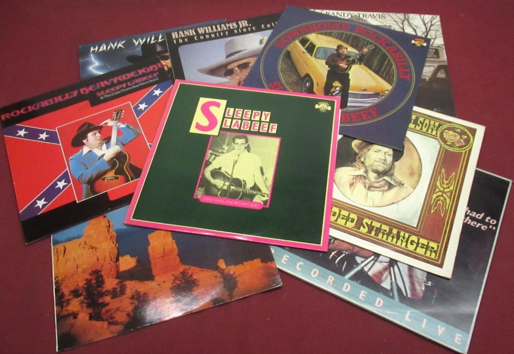 Jennie Bond Collection - Large collection of approximately 220 vinyl records, predominantly