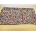 Liberty of London all wool scarf paisley pattern, 133 x 132
