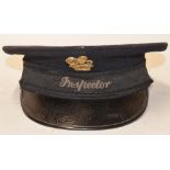 1965 British Rail inspectors hat, MS093 written inside