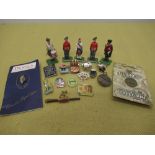 Selection of various drinks pin and other badges including Malibu, Jack Daniels, Carlsberg,