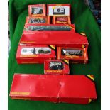 Boxed OO gauge Hornby items including intercity break coach, wagon, Kitkat van, LBSC brake van,