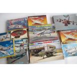 Owain Wyn Evans Collection - Collection of model aircraft kits, all 1/72 from a range of