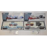 Two Corgi classic die cast trucks: Cat. 17601 "Hills of Botley", Scammel Constructor and 24 low