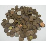 Large quantity of various GB Victorian and later mostly copper coinage, including pennies, 3 pence