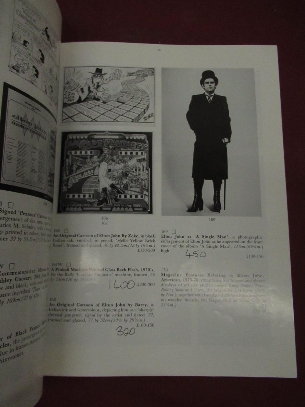 Jennie Bond Collection - Sotheby's catalogues for Elton John; Stage Costume and Memorabilia, Diverse - Image 4 of 6