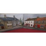 Pair of Heartbeat scenes by A. Liley (British, late C20th); 'Aidensfield Arms' and 'Goathland',