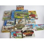 Owain Wyn Evans Collection - Collection of World War 1/inter war model aircraft kits, 14 in 1/72