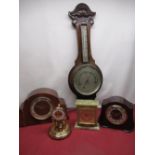Smiths Enfield, 1930 brown Bakelite cased chiming mantel clock with two train movement, H.A.C.,