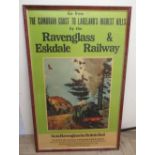 Ann Widdecombe Collection - Railway poster for the Ravenglass and Eskdale Railway, framed: 104.6cm x