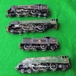 Four OO gauge engines including Silver King, Duchess, of Montrose, Southern Railways no. 80054,