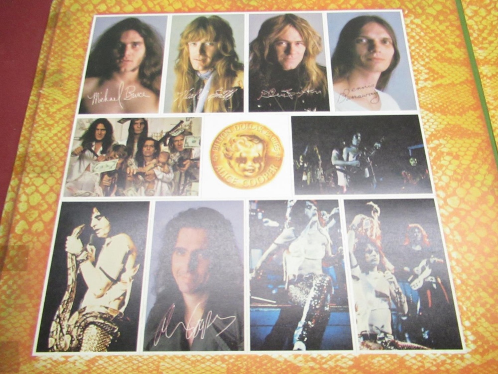 The Who Live at Leeds LP record with all 12 inserts , Alice Cooper Billion Dollar Babies gatefold LP - Image 9 of 9