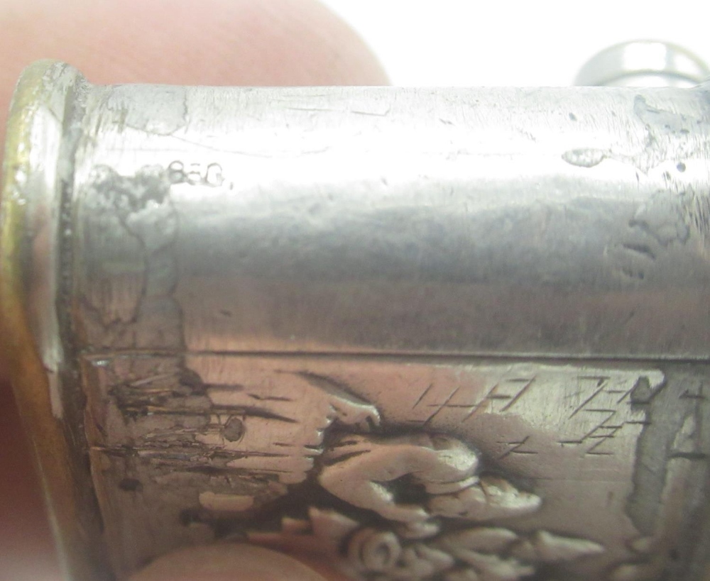 Colibri Original silver 850 banded lighter of a Dutch kitchen scene - Image 4 of 5