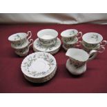 Royal Albert Brigadoon pattern tea service (20 pieces)