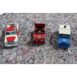 Collection of Corgi and Dinky Trucks inc. Corgi Land Rover, Dinky Land Rover, play worn condition