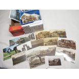 Frith's series real photographic postcard printed sepia postcards "Durham Castle" quantity of