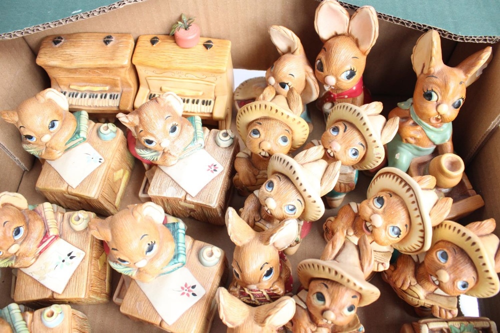 Collection of approx. 35 PenDelfin rabbit figures - Image 2 of 3