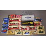 Collection of boxed die-cast model vehicles, mostly Eddie Stobart and mostly 1/76 from Lledo and
