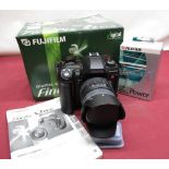 Fuji FinePix S2 Pro digital SLR camera, with box and instructions, Sigma 28-105 lens and power