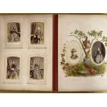 Victorian leather bound photo. album containing approx 110 portrait images by Boyd of Sydney, Engles