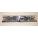 Two Corgi 1/48 diecast helicopter models, AA50413 Bell UH-1E Iroquois 1971, Vietnam Legends AH-1