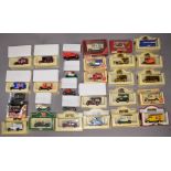 Collection of die-cast vehicle models by Lledo and Matchbox, all with boxes (some in white card