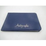 Autograph book containing signatures by Sir Alan Suger, Mario Bellini, Peter Osgood, Kevin Keegan,