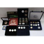 Selection of full and part-coin & medallion sets to include Her Majestys 90 Glorious Years, HRH